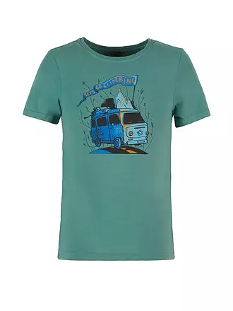 E9 | Camiseta de escalada para niños B-Furgo Bus | hellblau
